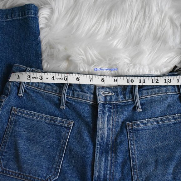 MOTHER | The Hustler Patch Pocket Flood Wash (Cowboys Don't Cry) Size 32 NWT - Picture 7 of 16